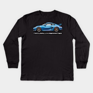 Mid Engine Kids Long Sleeve T-Shirt